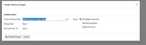 Create Finance Charge in Odoo